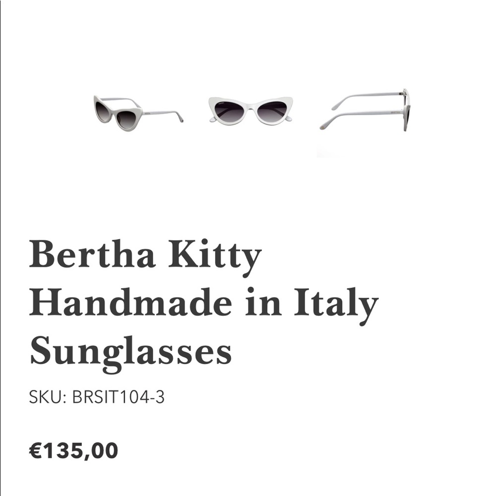 Bertha kitty sunglasses